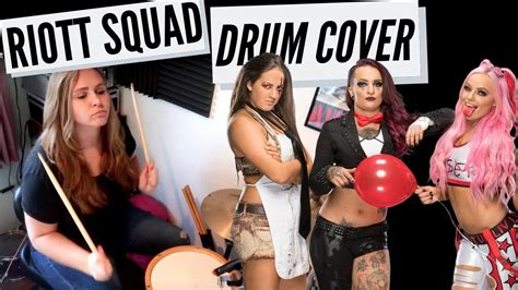 WWE RIOTT SQUAD ENTRANCE THEME DRUM COVER - YouTube