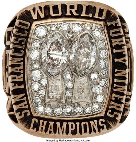 1984-85 San Francisco 49ers Super Bowl XIX Championship Ring | Lot ...