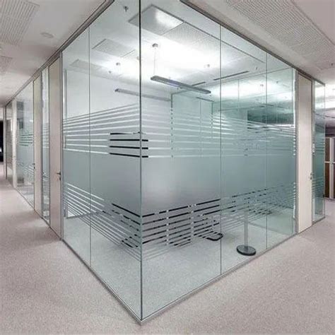 Tuffen Glass Partition, For Commercial Purpose at Rs 130/square feet in ...