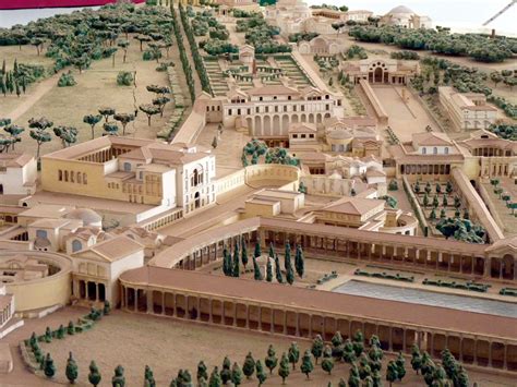 Rome - Hadrian's Villa at Tivoli, model (3) | Ancient roman houses ...