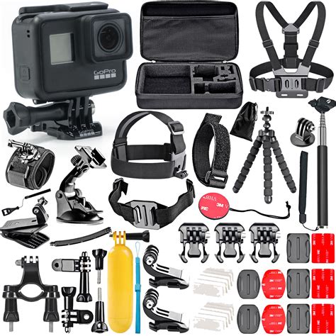 GoPro Hero 7 Black with 50 Piece Action Accessory Kit 818279023053 | eBay