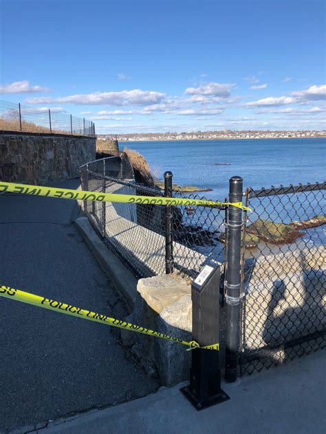 Newport Cliff Walk closed off after partial collapse | ABC6