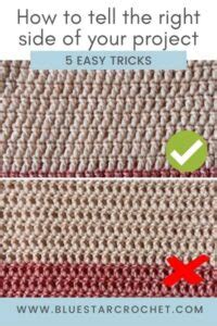 How To Tell Right Side Of Crochet - 5 Easy Tricks - Blue Star Crochet