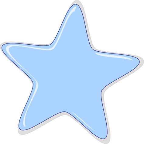 Pastel Blue Star Png