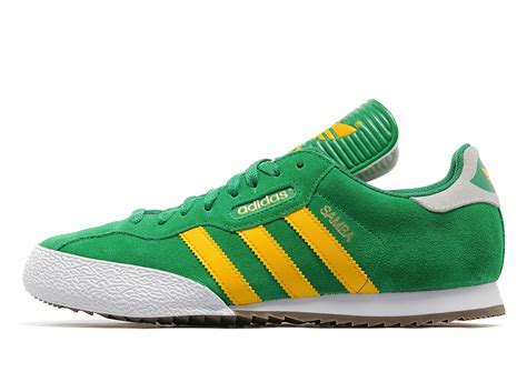 adidas Originals Leather Samba Super in Green for Men - Lyst