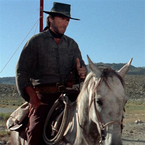 Clint Eastwood Cowboy Horse