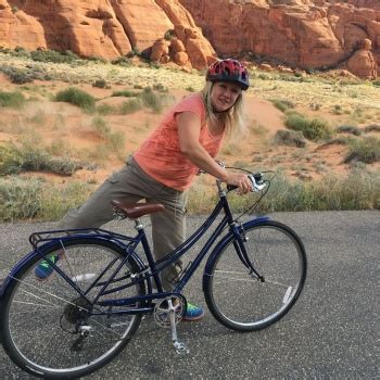 Solve Cindy bicycling in Snow Canyon while staying at Red Mountain Spa ...