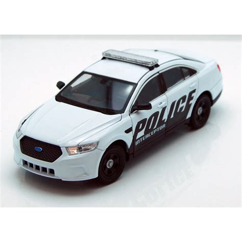 Ford Police Interceptor, White - Welly 24045 - 1/24 scale Diecast Model ...