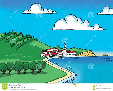 Land by sea | Clipart Panda - Free Clipart Images