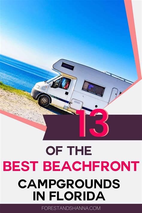 13 of the Best Beachfront Campgrounds in Florida for your RV - Forest ...