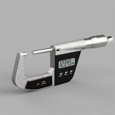 Digital Micrometer | CGTrader