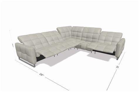 Natuzzi Italia Philo Sectional with Power Recliners - Furnitalia ...