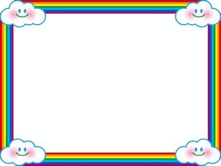 Free Vectors | Rainbow frame