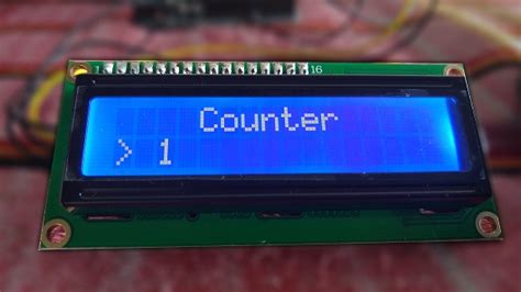 Arduino Push Button Counter Code LCD Circuit and working