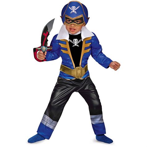 Blue Ranger Muscle Toddler Halloween Costume - Walmart.com