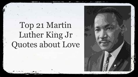 Top 21 Martin Luther King Jr Quotes about Love » Names Knowledge