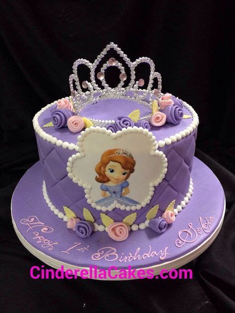 Sofia birthday cake, Sofia the first birthday cake, Princess sofia ...