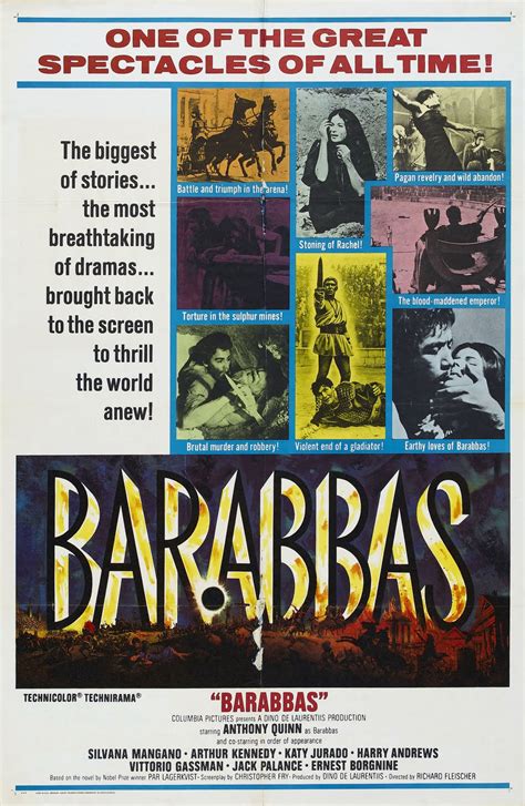 MOVIE POSTERS: BARABBAS (1961)