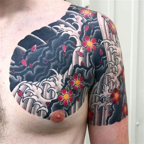 75+ Best Japanese Cherry Blossom Tattoo - Designs & Meanings 2019