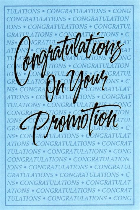 Congrats congratulations on your promotion success greeting card – Artofit