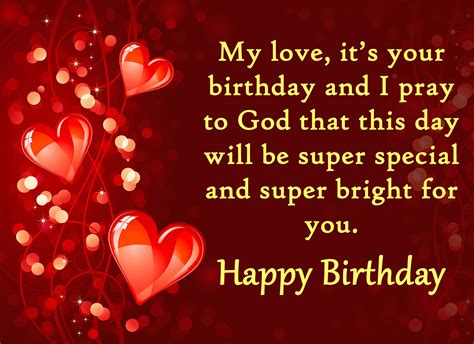 Birthday Messages For Lover | Lover's Cute Birthday Messages