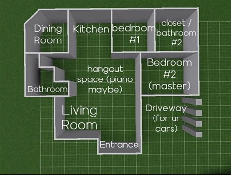 Layout for bloxburg house | House layouts, House layout plans, Small ...