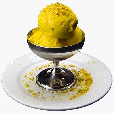 Saffron Ice Cream | Hafez Persian Cuisine