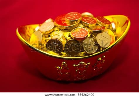 Chinese Gold Ingot Sycees Yuanbao Used Stock Photo 554262400 | Shutterstock