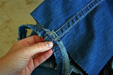 The Pretty Poppy: How to hem jeans using the original hem..the best way ...