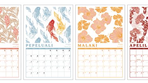 2023 Hawaiian Lunar Calendar | Native Books