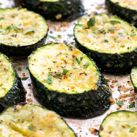 Herb Roasted Zucchini with Parmesan - Jessica Gavin