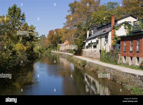 Canal in Lambertville, New Jersey Stock Photo - Alamy