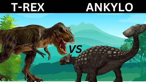 T-Rex VS Ankylosaurus - YouTube