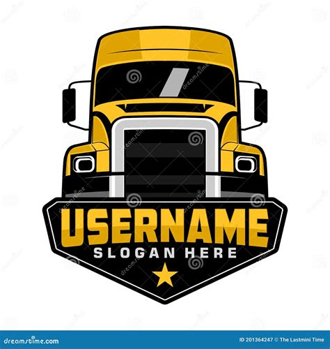 Truck Logo, Cargo Logo, Delivery Cargo Trucks, Logistic Logo Cartoon ...