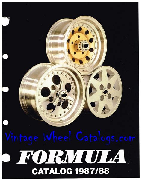 Formula | Vintage Wheel Catalogs