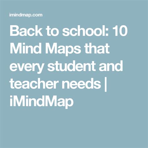 6 Mind Mapping examples for students and teachers | Mind map, Teacher ...