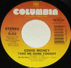 Eddie Money - Take Me Home Tonight (1986, Pitman Pressing, Vinyl) | Discogs