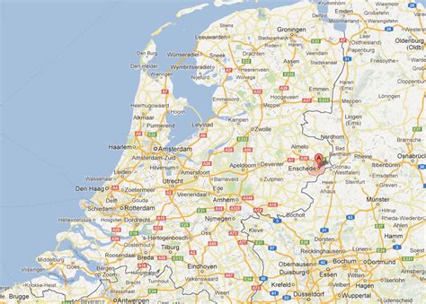 Enschede Map - Netherlands