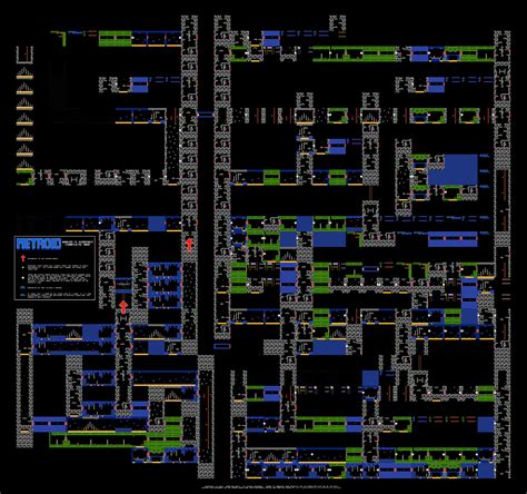 Metroid Kraid's Hideout Secret Worlds Map Map for NES by Sadekuuro ...