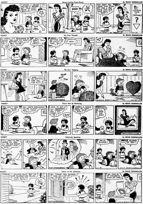 Sluggo Saturday | Nancy comic, Newspaper comic strip, Indie comic