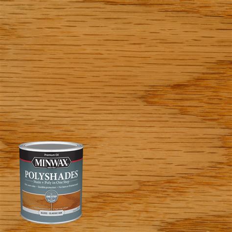 Minwax PolyShades Classic Oak Oil-based Interior Stain (Actual Net ...