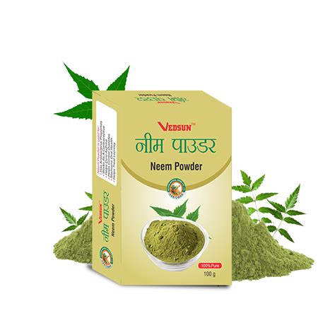 Neem Powder 100% Pure Natural For Hair and Skincare - VEDSUN