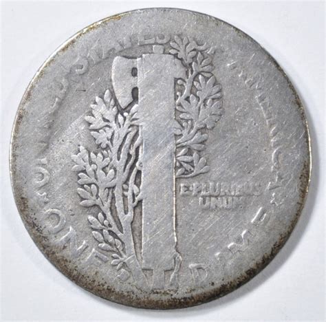 1916-D MERCURY DIME AG