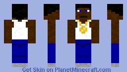 Black STEVE Minecraft Skin