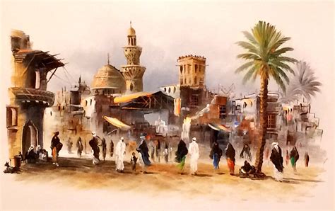 Pin by Waleed ALTHAWADI on ARAB PAINTINGS | Islamic paintings ...