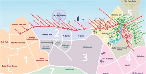 Large metro map of Dubai. Dubai large metro map | Vidiani.com | Maps of ...