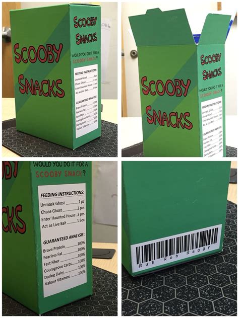 Scooby Snacks Box Printable