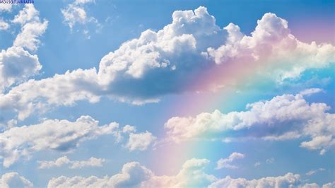 🔥 Download Rainbow In The Clouds Wallpaper by @kphillips | Wallpapers ...