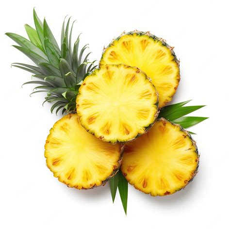 Premium PSD | Pineapple slices