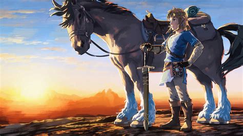 Legend Of Zelda Breath Of The Wild Link And Horse UHD 4K Wallpaper | Pixelz